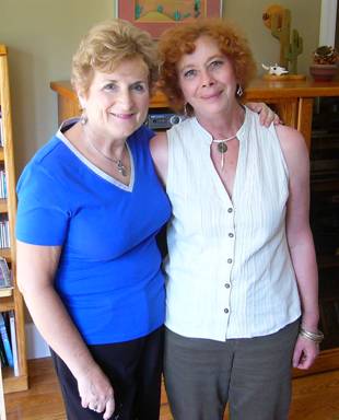 AnnFrench & Sandie Lawrence, June2010